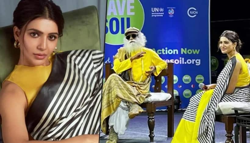 WATCH: Sadhguru teases Samantha Ruth Prabhu for being late to Save Soil event