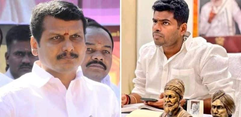 Annamalai is demanding that the governor use special powers to remove Senthil Balaji from the ministerial post