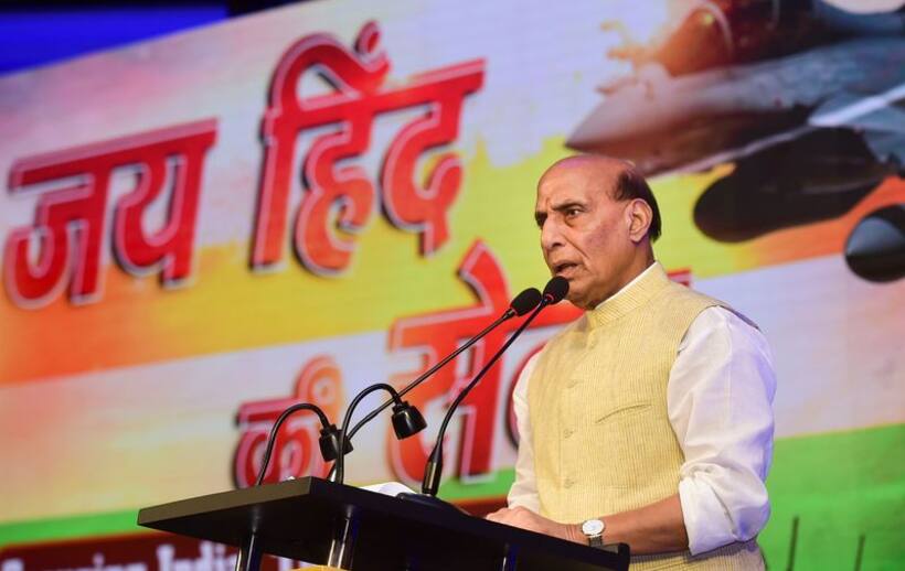 Agnipath scheme: Amid protests, Rajnath Singh meets chiefs of Army, Navy and IAF