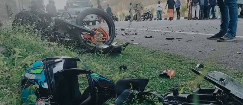 Accident Among Bike Race In Vizhinjam Bypass Two Youth Dead