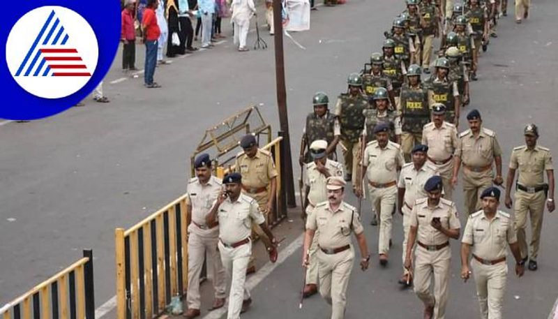 Police Tight Security in Vijayapura Due to Agnipath Violence grg