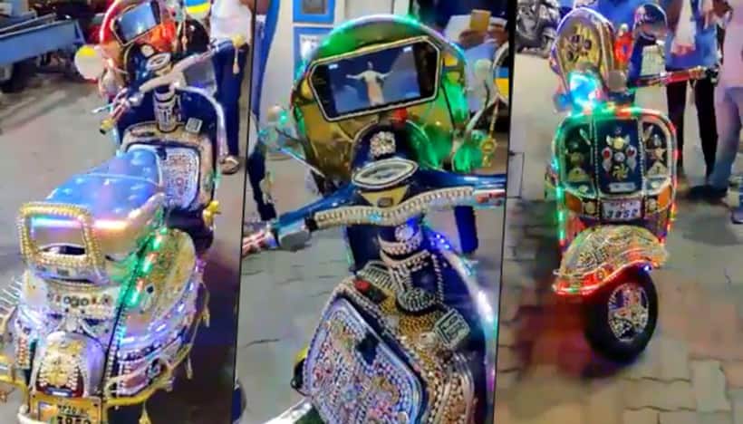 Anand Mahindra shares video of dazzling musical scooter; says, life can be as colourful and entertaining