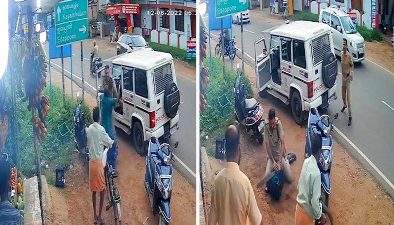 Watch Brave Kerala cop overpowers a man armed with machete; Twitterati loads with praises-tgy