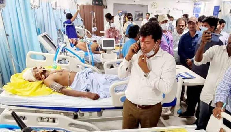 Bear attack:Minister Appalaraju directed to provide better medical treatment to  injured persons 