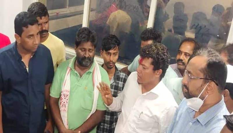 Bear attack:Minister Appalaraju directed to provide better medical treatment to  injured persons 