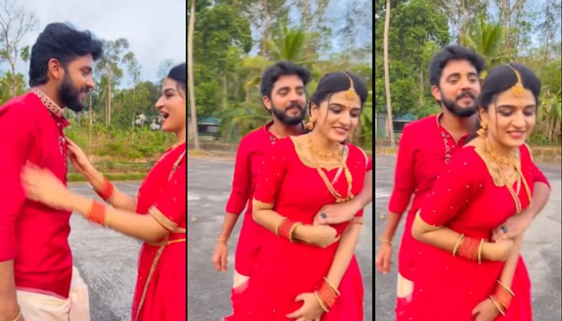 Actress shriswetha mahalakshmi and actor kallyan Khanna shares a romantic reeel