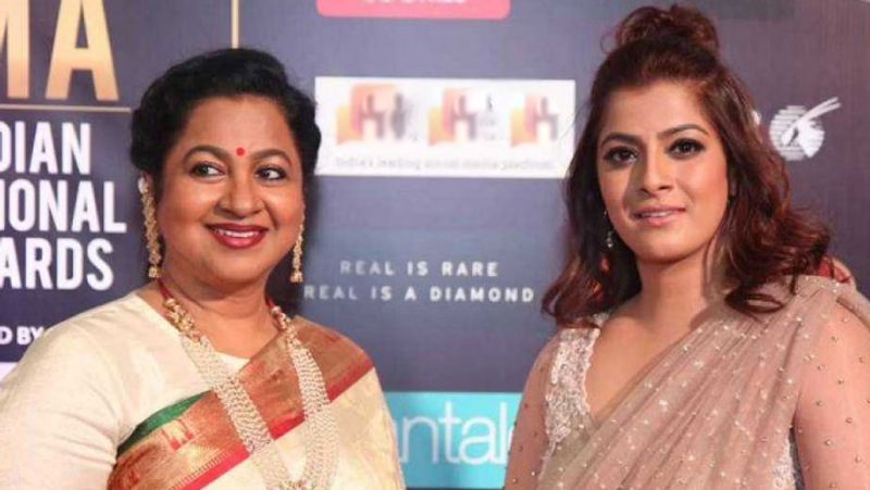 Radhika wishes with a sweet video for varalaxmi sarathkumar birthday gan