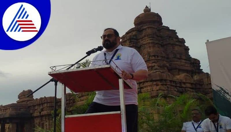 Yoga is the way of life in the world Says Union Minister Rajeev Chandrasekhar grg