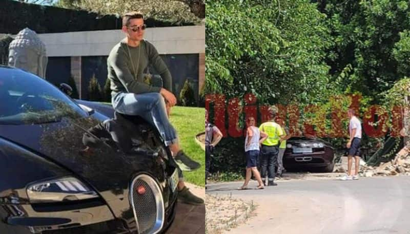 Football Star Cristiano Ronaldo's Million Dollar car Bugatti Veyron Crashes in Spain Accident, Reports 