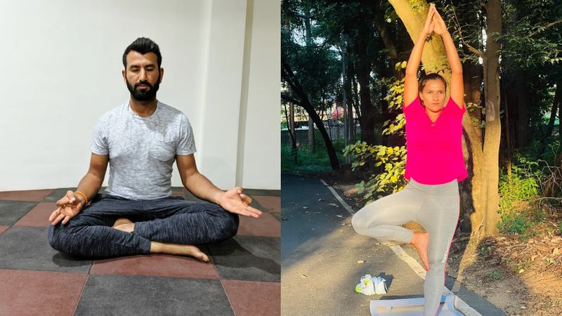 International Yoga Day 2022: Cheteshwar Pujara to Rani Rampal - Here is how Indian sportspersons celebrated-ayh