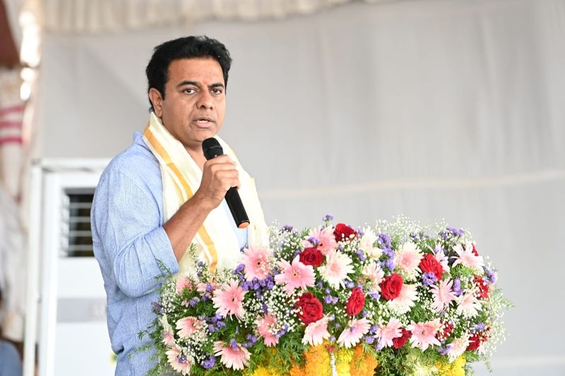 minister ktr setairical tweet on lpg gas price hike