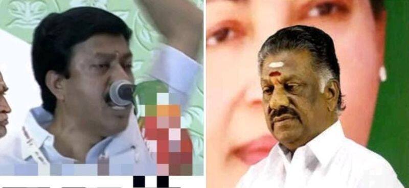 OPS relation with DMK .. Wedge placed on SP Velumani who acts as a pillar of admk inter politics .. CV Shanmugam Screaming . 