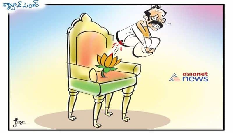 cartoon punch on maharashtra political crisis 