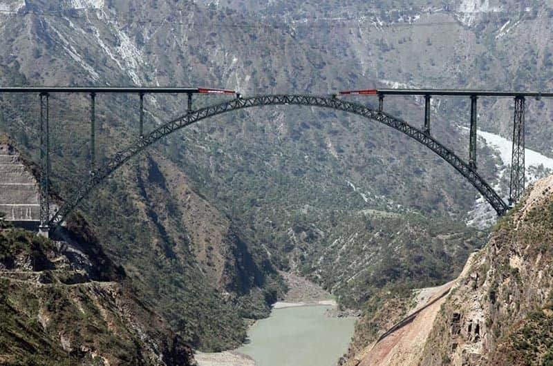 Worlds Highest Railway Arch Bridge Chenab Bridge Set to Open for travel soon