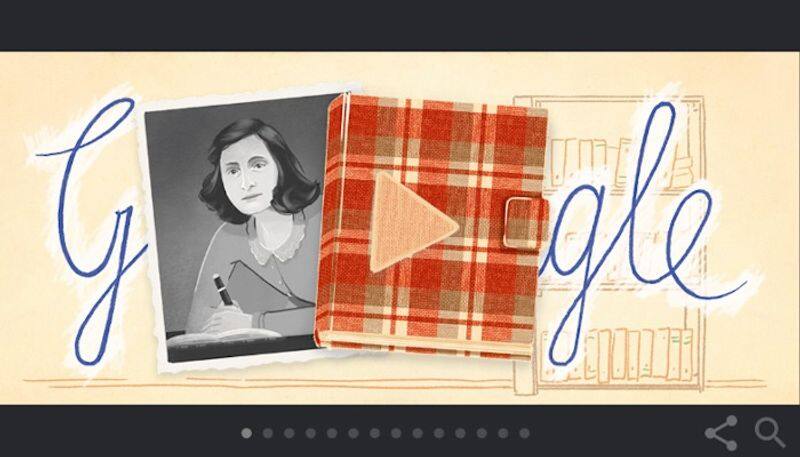 Google Doodle honours Jewish diarist Holocaust victim Anne Frank with diary doodles gcw