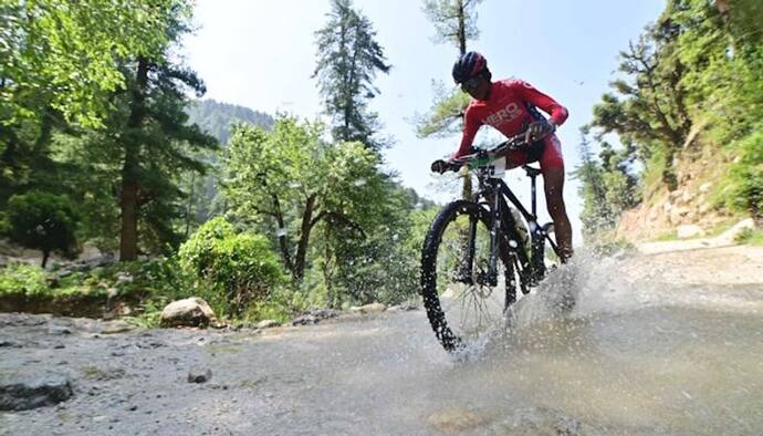 MTB Himachal Janjehli 2022 1st Edition: 48 राइडर्स ने माउंटेन बाउइकिंग में तय की 37 किलोमीटर की दूरी