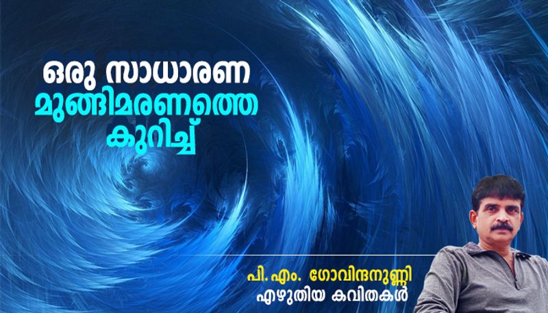 malayalam poems by PM Govindanunni