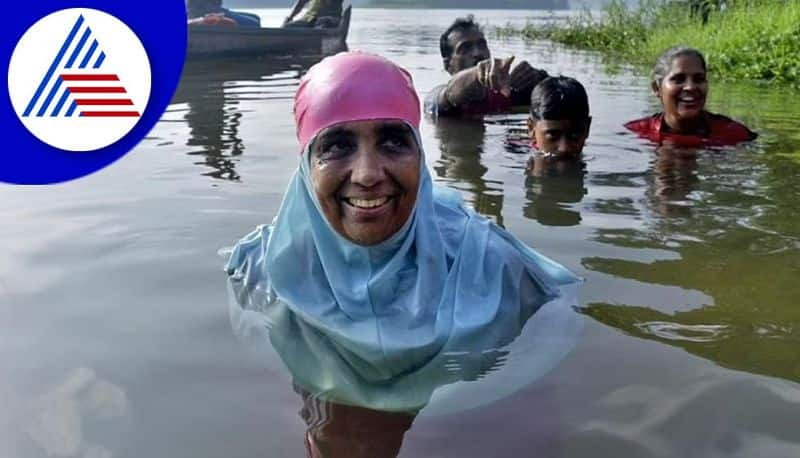 70 year old kerala woman swims across Periyar with tied hands akb