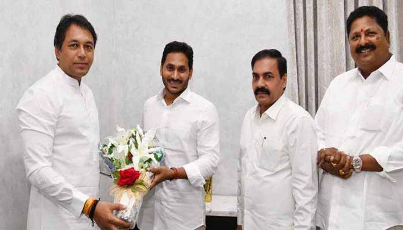 Atmakur MLA Mekapati Vikram Reddy Meets AP CM YS Jagan