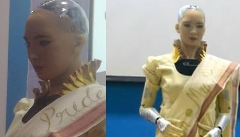 Humanoid robot Sophia arrives in Kerala 