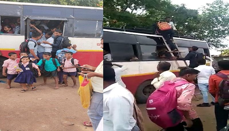 Vijayapura District Village Students Faces Bus Problems rbj