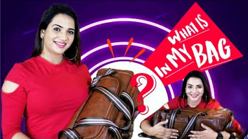 actress saranya anand share what's my bag video