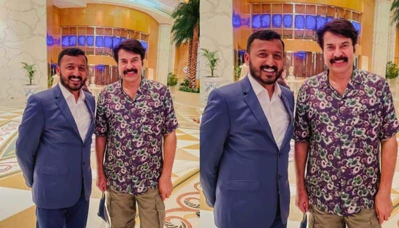 Rahul Mamkootathil share photo with actor mammootty