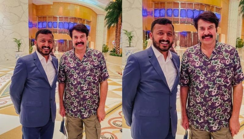 Rahul Mamkootathil share photo with actor mammootty