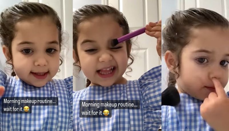 child models make up video goes viral as she done hilarious work on climax 