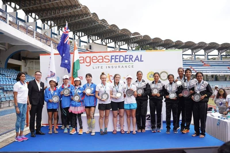 IAU 24H Asia and Oceania Championships india men and women team bags gold and silver medal ckm