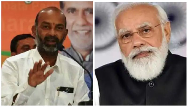 Bandi Sanjay Along with BJP MP Laxman meeting with Railway officials at secunderabad railway station