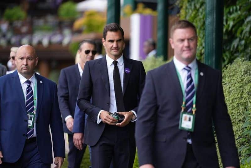 Roger Federer back to Wimbledon Centre Court  after one year