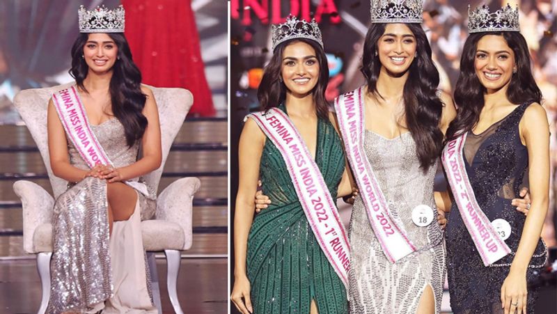 Karnataka Sini Shetty Crowned Femina Miss India World pod