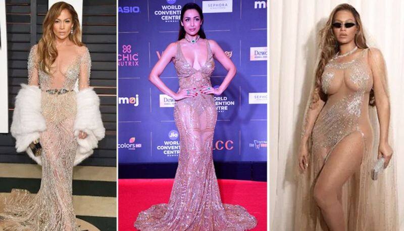 Pictures Is Malaika Arora India Jennifer Lopez Beyonce? Check out her nude see through gown RBA