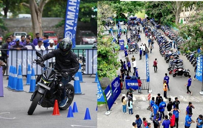 Yamaha Motors organised call of the blue customer engagement program in Bengaluru ckm