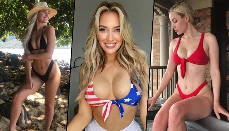 Hotness alert international bikini day 6 bikini pictures of golf beauty Paige Spiranac 2022 sexiest woman alive snt