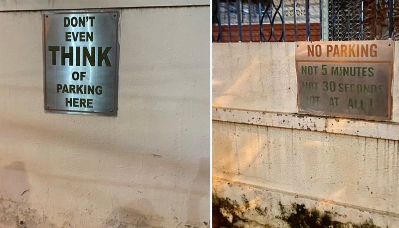 Bengaluru based house owner no parking board goes viral akb