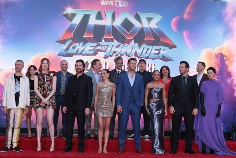 Marvel Studio Thor love and thunder Chris Hemsworth opening day collection box office report drb