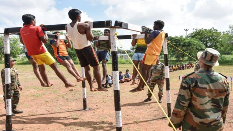 First Army Training of Pre Military Center on the Coastal in Karnataka grg