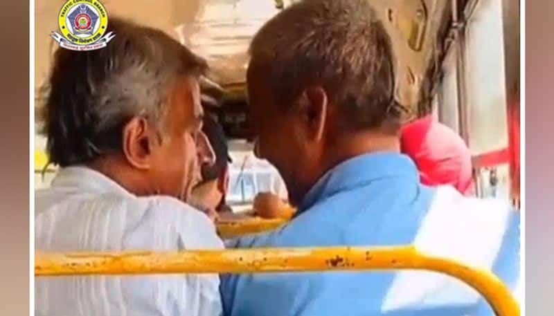 Watch: Elderly fighting in bus for space has a hidden message on road safety - gps