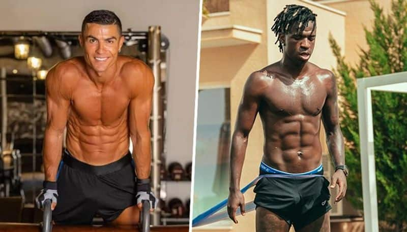 football Real Madrid's Vinicius Jr. follows 'idol' Cristiano Ronaldo's fitness method; wows with ripped physique snt