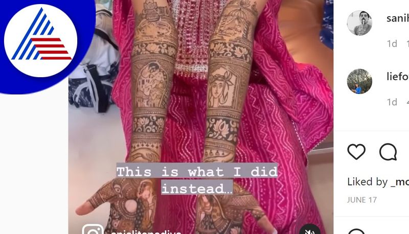 bridal mehandi design goes viral on social media akb