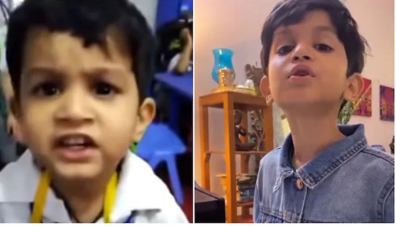 little boy singing Mere Mehboob Qayamat Hogi song video goes vial akb