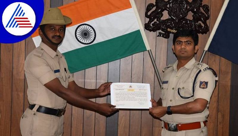 SP Shivaprakash praise to Two Police Constable in Gadag grg