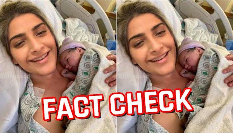 FACT CHECK ALERT: Sonam Kapoor's baby picture out? Here's the truth  RBA