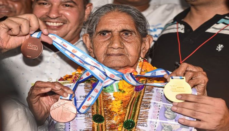 94 Year Old Bhagwani Devi dagar wins three medals in World masters Athletics Championship