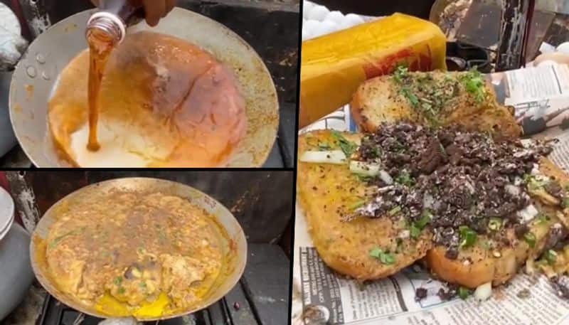 After chocolate ice cream sandwich, netizens irked with cola-Oreo bread omelette: watch the video - gps