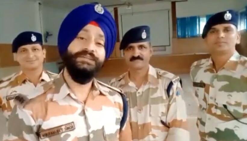 Watch: ITBP constable's rendition of Border's song, voice will leave you teary eyed