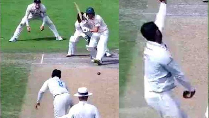 cheteshwar pujara bowling in county cricket video goes viral