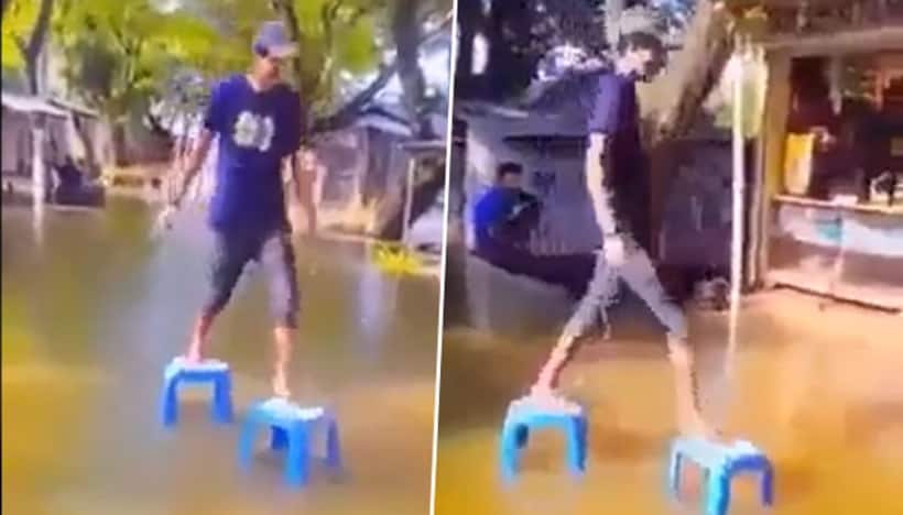 Man's innovative technique of walking on water impressed businessman Anand Mahindra: watch the video